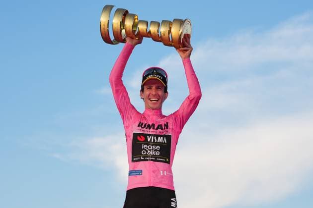 during the stage 21 of the Giro d™Italia from Roma to Roma, Italy - Sunday, June 01, 2025. - cycling.  Copyright: xGianxMattiaxD Alberto LaPressex