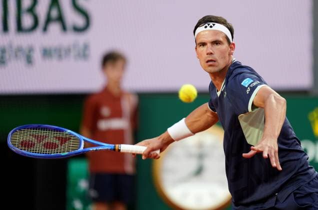 TENNIS - French Open 2025 PARIS,FRANCE,01.JUN.25 - TENNIS - ATP, Tennis Herren World Tour, French Open, Roland Garros, Grand Slam. Image shows Daniel Altmaier (GER).  GEPAxpictures xMichaelxRiedler