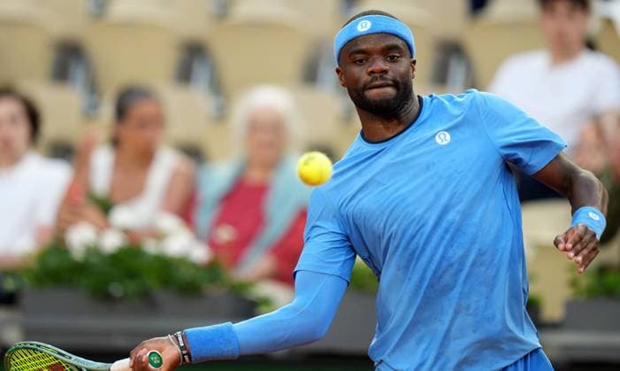TENNIS - French Open 2025 PARIS,FRANCE,01.JUN.25 - TENNIS - ATP, Tennis Herren World Tour, French Open, Roland Garros, Grand Slam. Image shows Frances Tiafoe (USA) .  GEPAxpictures xMichaelxRiedler