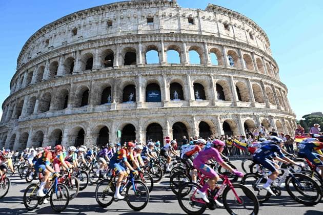 01-06-2025 Giro D italia; Tappa 21 Roma - Roma; 2025, Lidl - Trek; Pedersen, Mads; Roma; 
