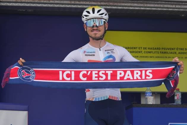 CYCLING - BOUCLES DE LA MAYENNE 2025 - STAGE 3 TESSON Jason of Team TotalEnergies the Stage 3 of the Boucles de la Mayenne - CrÃ dit Mutuel, UCI ProSeries Cycling event, Javron-les-Chapelles - Laval (163,4 Km) on 1 June 2025 in Laval, France - Photo Laurent Lairys PSNEWZ LavalFrance  Copyright: xLaurentxLairysx