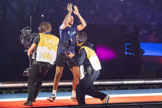 FOOTBALL : Celebration du titre de Champions d™europe du Paris SG - 01 06 2025 Presnel Kimpembe ParisFrance  Copyright: xBaptistexAutissierx