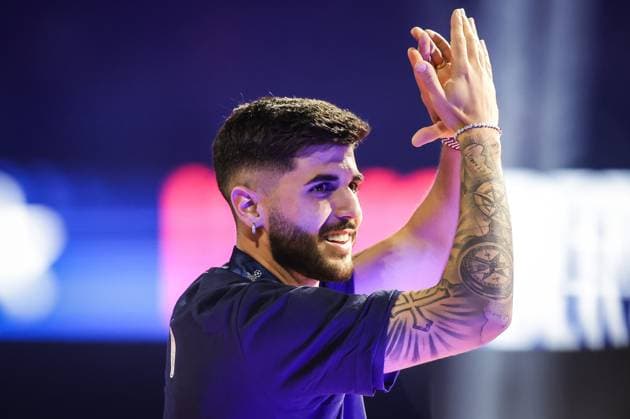 June 1, 2025, Paris, France, France: Lucas BERALDO of PSG during a ceremony to present the trophy a day after Paris Saint-Germain (PSG) football club won the UEFA Champions League at Parc des Princes Stadium on June 01, 2025 in Paris, France. Paris France - ZUMAm308 20250601_zsp_m308_053 Copyright: xMatthieuxMirvillex