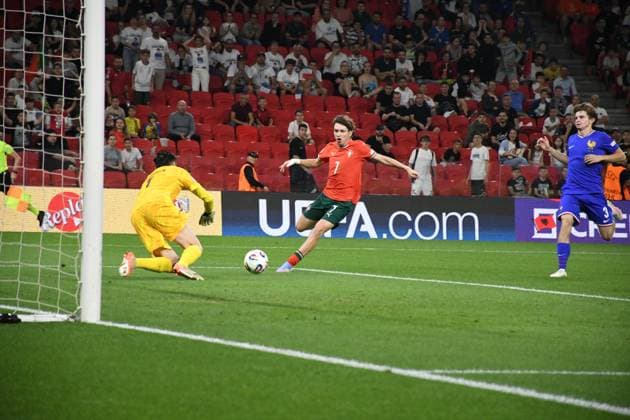France v Portugal - 2025 UEFA Under 17 Euro Final TIRANA, ALBANIA - JUNE 1: Portugal and France face off in the final match of the UEFA Under-17 European Championship, EM, Europameisterschaft at the National Arena in Tirana, Albania, on June 1, 2025. Portugal win the UEFA Under-17 European Championship. Olsi Shehu Anadolu Tirana World. Editorial use only. Please get in touch for any other usage.  Copyright: x2025xAnadoluxOlsixShehux