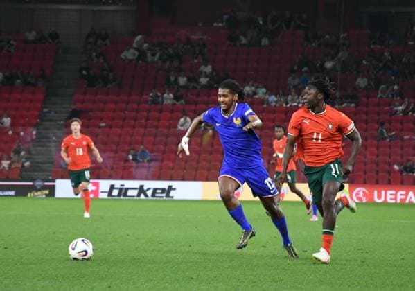 France v Portugal - 2025 UEFA Under 17 Euro Final TIRANA, ALBANIA - JUNE 1: Portugal and France face off in the final match of the UEFA Under-17 European Championship, EM, Europameisterschaft at the National Arena in Tirana, Albania, on June 1, 2025. Portugal win the UEFA Under-17 European Championship. Olsi Shehu Anadolu Tirana World. Editorial use only. Please get in touch for any other usage.  Copyright: x2025xAnadoluxOlsixShehux