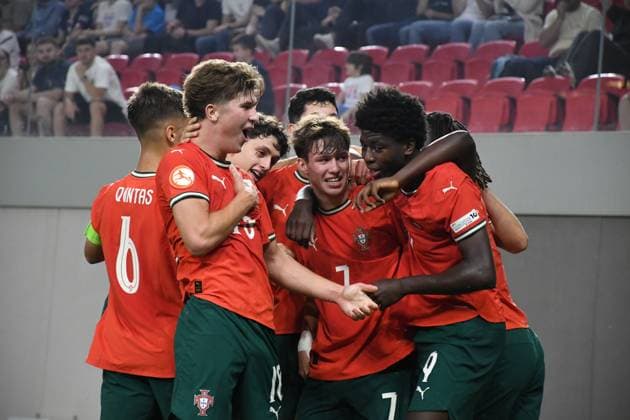 France v Portugal - 2025 UEFA Under 17 Euro Final TIRANA, ALBANIA - JUNE 1: Portugal and France face off in the final match of the UEFA Under-17 European Championship, EM, Europameisterschaft at the National Arena in Tirana, Albania, on June 1, 2025. Portugal win the UEFA Under-17 European Championship. Olsi Shehu Anadolu Tirana World. Editorial use only. Please get in touch for any other usage.  Copyright: x2025xAnadoluxOlsixShehux