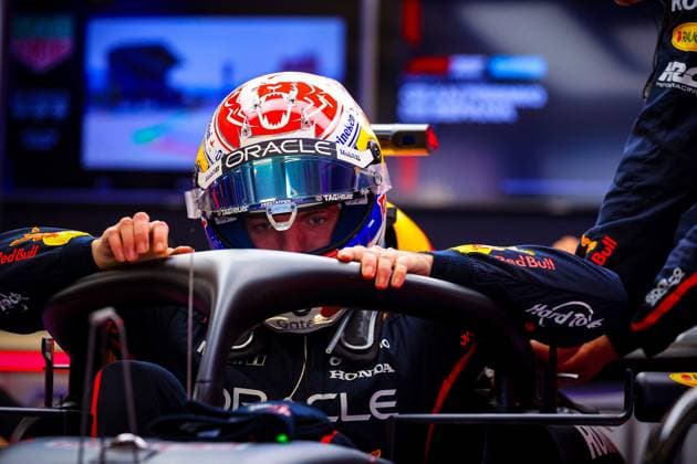 MOTORI - Formula 1 - Aramco Gran Premio de Espana 2025 - Race 01 Max Verstappen, (NED) Oracle Red Bull Racing RB21, Honda, during the Spanish GP, Barcelona 29 May-1 June 2025, Montemelo Formula 1 World Championship, WM, Weltmeisterschaft 2025. Spain Spain  Copyright: xIPAxSport ABACAx
