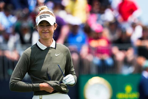 June 1, 2025, Erin, Wi, USA: NELLY KORDA of the United States walks off the tee box on the first hole during the final round round of the 2025 LPGA, Golf Damen U.S. Womens Open at Erin Hills Golf Course in Erin, Wis. Korda finished in a two-way tie with Rio Takeda of Japan for second, with an overall score of five under. Erin USA - ZUMAb262 20250601_znp_b262_018 Copyright: xJeffxM.xBrownx