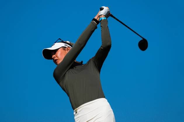 June 1, 2025, Erin, Wi, USA: NELLY KORDA of the United States tees off on the 14th hole during the final round round of the 2025 LPGA, Golf Damen U.S. Womens Open at Erin Hills Golf Course in Erin, Wis. Korda finished in a two-way tie with Rio Takeda of Japan for second, with an overall score of five under. Erin USA - ZUMAb262 20250601_znp_b262_023 Copyright: xJeffxM.xBrownx