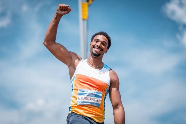 Bilder des Jahres 2025, Sport 06 Juni Bilder des Jahres 2025, Sport 06 Juni Sport Themen der Woche KW22 Sport Bilder des Tages Hypomeeting; Goetzis (AUT), 01.06.2025 Leo NEUGEBAUER (GER) competes in the pole vault of the mens decathlon at Hypomeeting in Goetzis (AUT), 01.06.2025 *** Hypomeeting Goetzis AUT , 01 06 2025 Leo NEUGEBAUER GER competes in the pole vault of the mens decathlon at Hypomeeting in Goetzis AUT , 01 06 2025 Copyright: xBEAUTIFULxSPORTS UlfxSchillerx