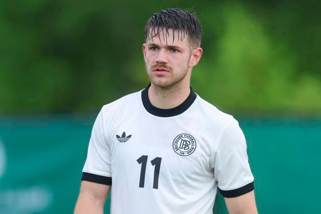 Jan Thielmann (Germany) schaut, Friendly match, Germany U21, U 21 vs RB Leipzig U19, Spa und GolfResort Weimarer Land am 01. June 2025 in Blankenhain, Deutschland. (Foto von Marco Steinbrenner DeFodi Images) Jan Thielmann (Germany) looks on, Friendly match, Germany U21 vs RB Leipzig U19, Spa und GolfResort Weimarer Land, June 1, 2025 in Blankenhain, Germany. (Photo by Marco Steinbrenner DeFodi Images)