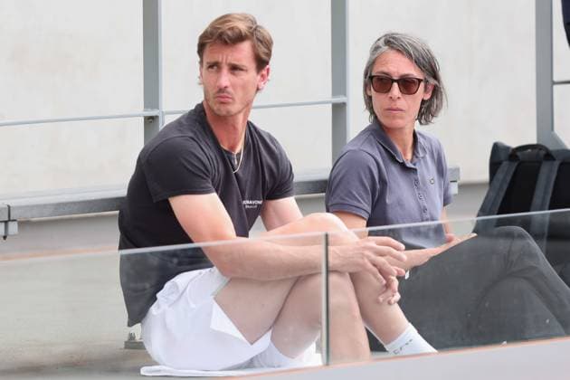 Lilli Tagger Trainer, coach Francesca Schiavone Tennis - French Open 2025 - Roland Garros - Paris - - France - 2 June 2025. Copyright: xJuergenxHasenkopfx