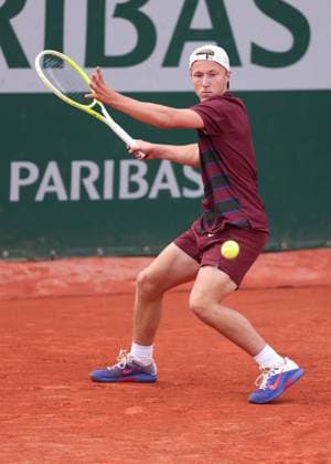 Max Schoenhaus (GER), Jungen Einzel, Boys Singles Tennis - French Open 2025 - Roland Garros - Paris - - France - 2 June 2025. Copyright: xJuergenxHasenkopfx
