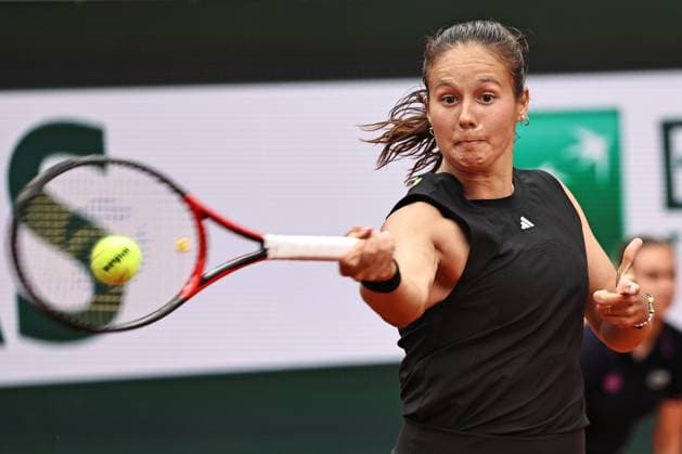Daria Kasatkina, AUS, during fourth round of 2025 French Open at Roland Garros, Paris, 02 06 2025; -