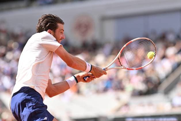 2025 Roland-Garros - Day 9 PARIS, FRANCE - JUNE 02: Novak Djokovic of Serbia and Cameron Norrie of United Kingdom compete during the Men s Singles Fourth Round match on Day Nine of the 2025 French Open at Roland Garros on June 02, 2025 in Paris, France. Mustafa Yalcin Anadolu Paris France. Editorial use only. Please get in touch for any other usage.  Copyright: x2025xAnadoluxMustafaxYalcinx