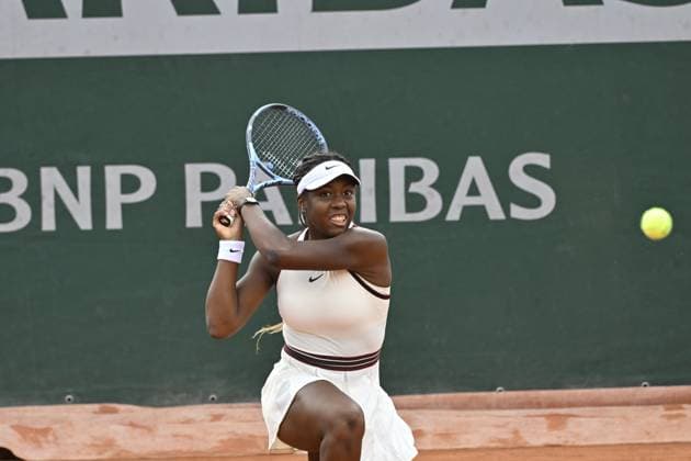 Tennis : Roland Garros 2025 - ITF - Tennis - Roland Garros 2025 - ITF - Daphnee Mpetshi Perricard - France France  Copyright: xChryslenexCaillaud Psnewzx