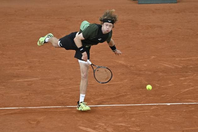 Tennis : Roland Garros 2025 - ITF - Tennis - Roland Garros 2025 - ITF - Andrey Rublev - Russie France  Copyright: xChryslenexCaillaud Psnewzx