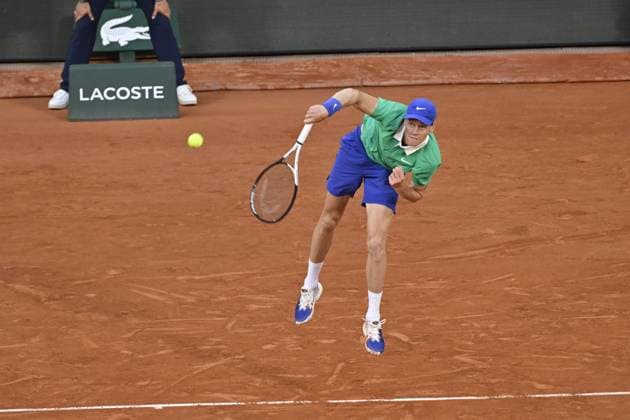 Tennis : Roland Garros 2025 - ITF - Tennis - Roland Garros 2025 - ITF - Jannick Sinner - Italie France  Copyright: xChryslenexCaillaud Psnewzx