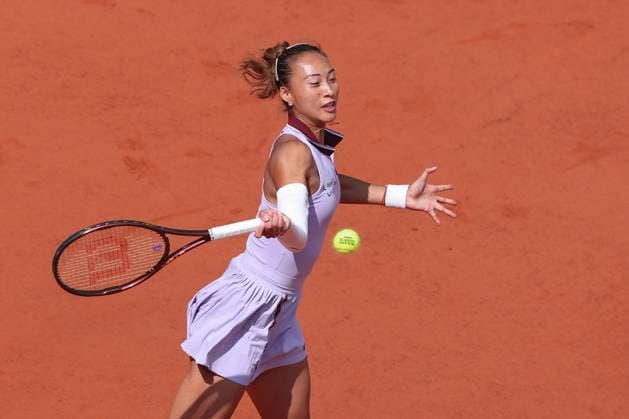 Qinwen Zheng (CHN) Tennis - French Open 2025 - Roland Garros - Paris - - France - 3 June 2025. Copyright: xJuergenxHasenkopfx