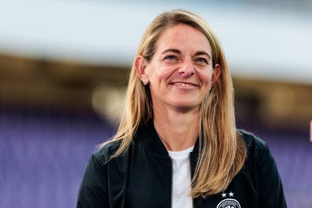 UEFA Women’s Nations League: Österreich - Deutschland; 03.06.2025 Nia Künzer (DFB-Sportdirektorin Frauenfußball) UEFA Women’s Nations League: Österreich - Deutschland; Wien, Franz-Horr-Stadion am 03.06.2025 Copyright: xBEAUTIFULxSPORTS Wunderlx