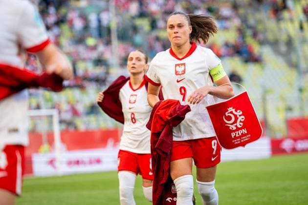 03.06.2025 GDANSK ( POLAND ) PILKA NOZNA KOBIET ( WOMEN™S FOOTBALL ) MECZ UEFA LIGI NARODOW POLSKA - RUMUNIA ( WOMEN™S UEFA NATIONS LEAGUE MATCH POLAND - ROMANIA ) NZ Ewa Pajor FOTO MATEUSZ SLODKOWSKI CYFRASPORT NEWSPIX.PL --- Newspix.pl POLAND OUT!  20250603_CS_MS_061