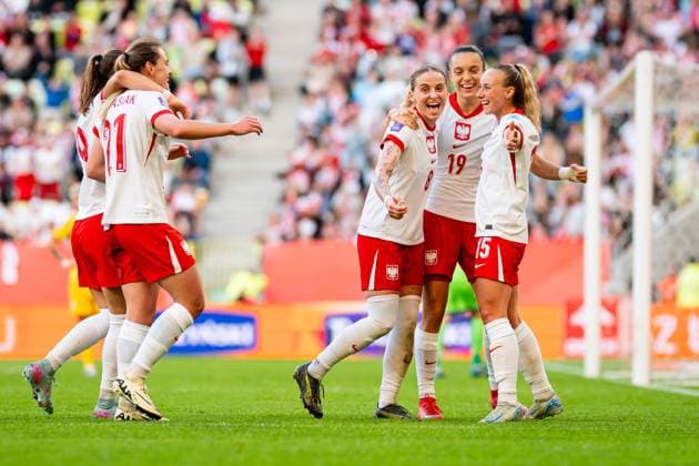 03.06.2025 GDANSK ( POLAND ) PILKA NOZNA KOBIET ( WOMEN™S FOOTBALL ) MECZ UEFA LIGI NARODOW POLSKA - RUMUNIA ( WOMEN™S UEFA NATIONS LEAGUE MATCH POLAND - ROMANIA ) NZ Ewelina Kamczyk radosc bramka gol na 1:0 FOTO MATEUSZ SLODKOWSKI CYFRASPORT NEWSPIX.PL --- Newspix.pl POLAND OUT!  20250603_CS_MS_085