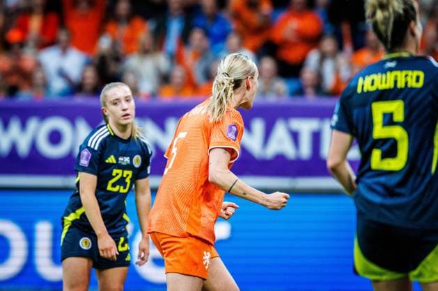 TILBURG, 03-06-2025, Koning Willem II Stadion, Women™s Nations League 2025-2026 football, 1-0 Netherlands midfielder Jill Roord during the match Netherlands - Scotland (women) Netherlands - Scotland (women)  x29606346x Copyright: