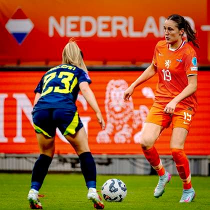 Netherlands midfielder Wieke Kaptein during the match Netherlands - Scotland (women) at the Koning Willem II stadium for the UEFA Nations League women season 2024-2025 in TILBURG, Netherlands on 3 june 2025, (photo by Marcel van Dorst EYE4images DeFodi Images)