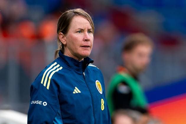 2025-06-03 Netherlands v Scotland - UEFA Women s Nations League 2024 25 Grp A1 MD6 TILBURG, NETHERLANDS - JUNE 3: Coach Melissa Andreatta of Scotland looks on during the UEFA Women s Nations League 2024 25 Grp A1 MD6 match between Netherlands and Scotland at Koning Willem II Stadion on June 3, 2025 in Tilburg, Netherlands. Tilburg Koning Willem II Stadion Netherlands Content not available for redistribution in The Netherlands directly or indirectly through any third parties. Copyright: xJorisxVerwijstx