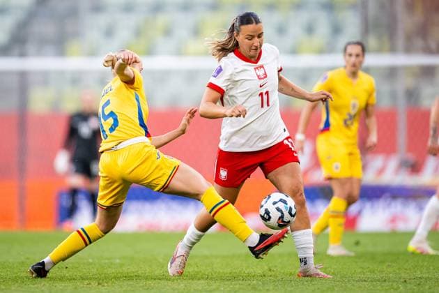 03.06.2025 GDANSK ( POLAND ) PILKA NOZNA KOBIET ( WOMEN™S FOOTBALL ) MECZ UEFA LIGI NARODOW POLSKA - RUMUNIA ( WOMEN™S UEFA NATIONS LEAGUE MATCH POLAND - ROMANIA ) NZ Tanja Pawollek FOTO MATEUSZ SLODKOWSKI CYFRASPORT NEWSPIX.PL --- Newspix.pl POLAND OUT!  20250603_CS_MS_113