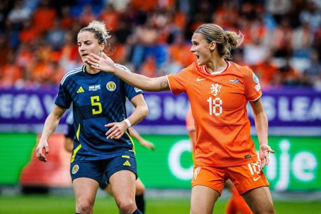 TILBURG, 03-06-2025, Koning Willem II Stadion, Women™s Nations League 2025-2026 football, Netherlands defender Kerstin Casparij during the match Netherlands - Scotland (women) Netherlands - Scotland (women)  x29606480x Copyright: