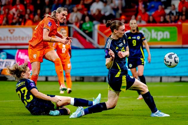 Netherlands midfielder Jill Roord during the match Netherlands - Scotland (women) at the Koning Willem II stadium for the UEFA Nations League women season 2024-2025 in TILBURG, Netherlands on 3 june 2025, (photo by Marcel van Dorst EYE4images DeFodi Images)