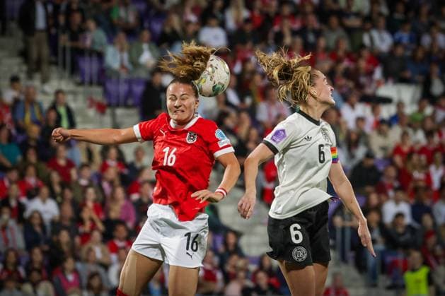 WOMEN SOCCER - NL, AUT vs GER VIENNA,AUSTRIA,03.JUN.25 - WOMEN SOCCER - UEFA Women s Nations League, OEFB international match, Länderspiel, Nationalmannschaft Austria vs Germany. Image shows Annabel Schasching (AUT).  GEPAxpictures xDavidxBitzan