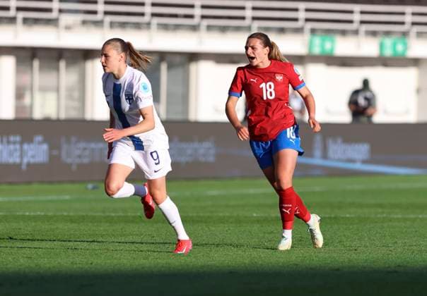 Emma Petrovic (18 Serbia) during the UEFA Women s Nations League game between Finland and Serbia at the Olympic Stadium, Helsinki, Finland, on Tuesday, 03 June, 2025. (Bettina Weissensteiner SPP) Copyright: xBettinaxWeissensteinerx xSPPx spp-en-BeWeSp-D02A6253