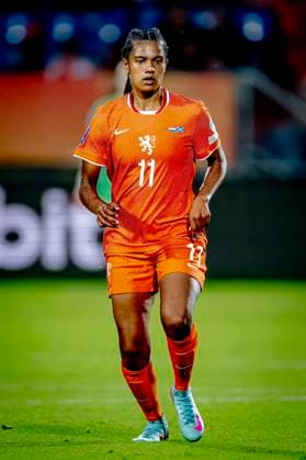 Netherlands forwarder Esmee Brugts during the match Netherlands - Scotland (women) at the Koning Willem II stadium for the UEFA Nations League women season 2024-2025 in TILBURG, Netherlands on 3 june 2025, (photo by Marcel van Dorst EYE4images DeFodi Images)