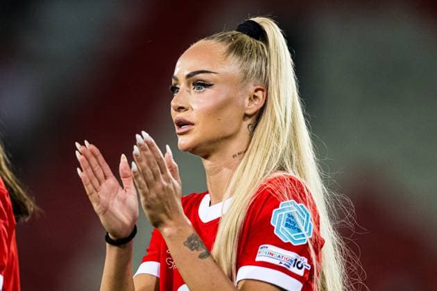250603 Alisha Lehmann of Switzerland after the UEFA Women™s Nations League football match between Switzerland and Norway on June 3, 2025 in Sion. Photo: Marius Simensen BILDBYRAN COP 238 bbeng dam football fotball fotboll norge norway soccer sveits switzerland uefa women s nations league Copyright: MARIUSxSIMENSEN BB250603BB937