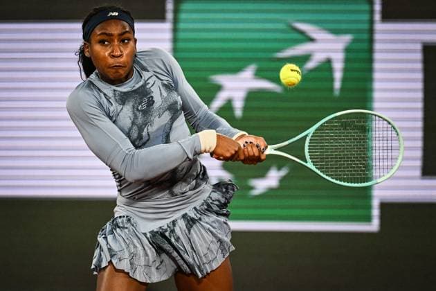 June 4, 2025, Paris, France, France: Coco GAUFF of United States during the eleventh day of Roland-Garros 2025, French Open 2025, Grand Slam tennis tournament at Roland-Garros Stadium on June 04, 2025 in Paris, France. Paris France - ZUMAm308 20250604_zsp_m308_002 Copyright: xMatthieuxMirvillex