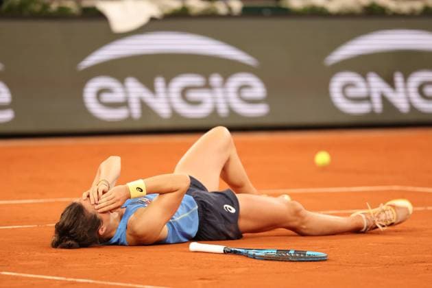 Roland-Garros 2025 PHOTOPQR LE PARISIEN LP Olivier Lejeune ; ; 04 06 2025 ; Mercredi 4 Juin 2025 la Française Loïs Boisson affrontera Mirra Andreeva pour une place en demi-finale de Roland-Garros PH.Olivier Lejeune - Tennis. Roland Garros 2025. French Open tennis tournament. Roland Garros Stadium, Paris