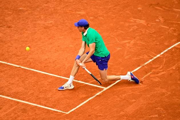 TENNIS : Roland Garros 2025 - Internationaux de France - 04 06 2025 Jannik Sinner ( Italy ) during the 2025 French Open at Roland Garros on Juin 04, 2025 in Paris, France. ( Photo Dante Badano PSNewz ) - ParisFrance  Copyright: xx
