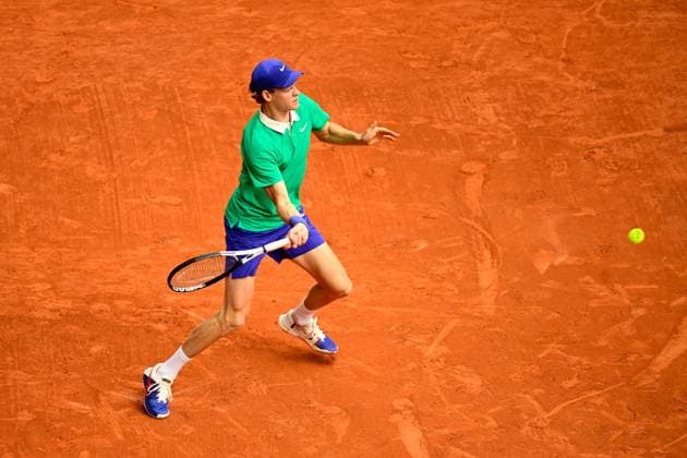 TENNIS : Roland Garros 2025 - Internationaux de France - 04 06 2025 Jannik Sinner ( Italy ) during the 2025 French Open at Roland Garros on Juin 04, 2025 in Paris, France. ( Photo Dante Badano PSNewz ) - ParisFrance  Copyright: xx