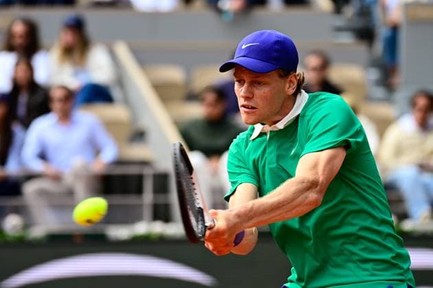 TENNIS : Roland Garros 2025 - Internationaux de France - 04 06 2025 Jannik Sinner ( Italy ) during the 2025 French Open at Roland Garros on Juin 04, 2025 in Paris, France. ( Photo Dante Badano PSNewz ) - ParisFrance  Copyright: xx
