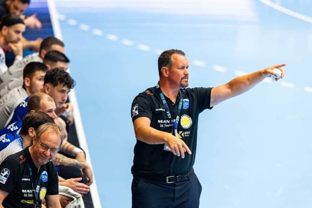 04.06.2025, GER, Handball, Maenner, Saison 24 25, 1.Daikin Handball Bundesliga, 33.Spieltag, ThSV Eisenach - 1.VfL Potsdam Misha Kaufmann (ThSV Eisenach,Trainer) 99817 Eisenach Werner-Assmann-Halle Am Sportp Thueringen Deutschland