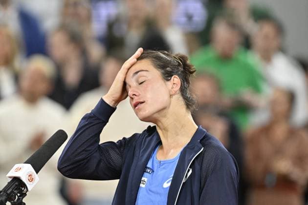 Tennis : Roland Garros 2025 - ITF - Tennis - Roland Garros 2025 - ITF - Lois Boisson - France France  Copyright: xChryslenexCaillaudx Psnewzx