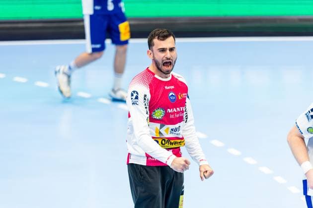 04.06.2025, GER, Handball, Maenner, Saison 24 25, 1.Daikin Handball Bundesliga, 33.Spieltag, ThSV Eisenach - 1.VfL Potsdam Matija Spikic (ThSV Eisenach,1) 99817 Eisenach Werner-Assmann-Halle Am Sportp Thueringen Deutschland
