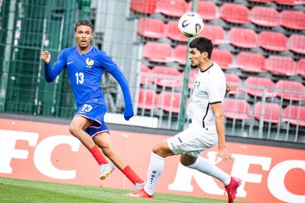FOOTBALL: FRANCE U21, U 21 - OUZBEKISTAN U21 Baptiste AUTISSIER MAXPPP - Orleans 04 06 2025 Baptiste AUTISSIER Maxppp Orlean ; 04 06 2025 ; Jean-Matteo Bahoya lors du match France espoir vs Ouzbv kistan espoirs, match amical de prv paration a l‚Äôeuro espoirs 2025 a Orlean le 04 juin 2025. Orleans Orleans Centre Val de Loire France  Copyright: xMAXPPPxBaptistexAUTISSIERx BAU202506046873 BAU202506046873