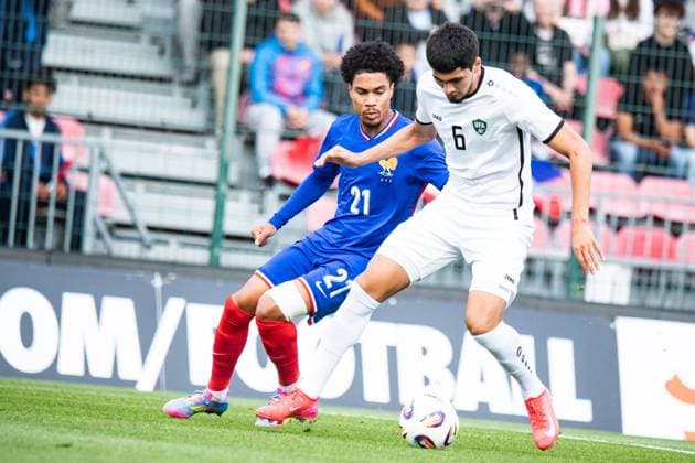 FOOTBALL: FRANCE U21, U 21 - OUZBEKISTAN U21 Baptiste AUTISSIER MAXPPP - Orleans 04 06 2025 Baptiste AUTISSIER Maxppp Orlean ; 04 06 2025 ;Felix Lemarechal lors du match France espoir vs Ouzbv kistan espoirs, match amical de prv paration a l‚Äôeuro espoirs 2025 a Orlean le 04 juin 2025. Orleans Orleans Centre Val de Loire France  Copyright: xMAXPPPxBaptistexAUTISSIERx BAU202506046878 BAU202506046878