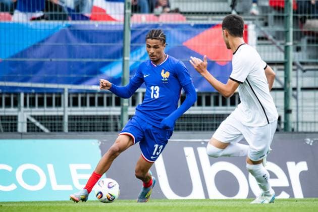 FOOTBALL: FRANCE U21, U 21 - OUZBEKISTAN U21 Baptiste AUTISSIER MAXPPP - Orleans 04 06 2025 Baptiste AUTISSIER Maxppp Orlean ; 04 06 2025 ; Jean-Matteo Bahoya lors du match France espoir vs Ouzbv kistan espoirs, match amical de prv paration a l‚Äôeuro espoirs 2025 a Orlean le 04 juin 2025. Orleans Orleans Centre Val de Loire France  Copyright: xMAXPPPxBaptistexAUTISSIERx BAU202506046893 BAU202506046893