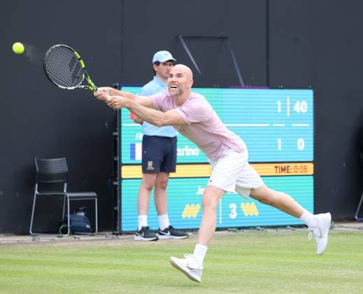 TENNIS - Birmingham Open 2025 BIRMINGHAM,ENGLAND,04.JUN.25 - TENNIS - ATP, Tennis Herren Challenger Tour, Birmingham Open. Image shows Adrian Mannarino (FRA).  GEPAxpictures xAlanxGrieves