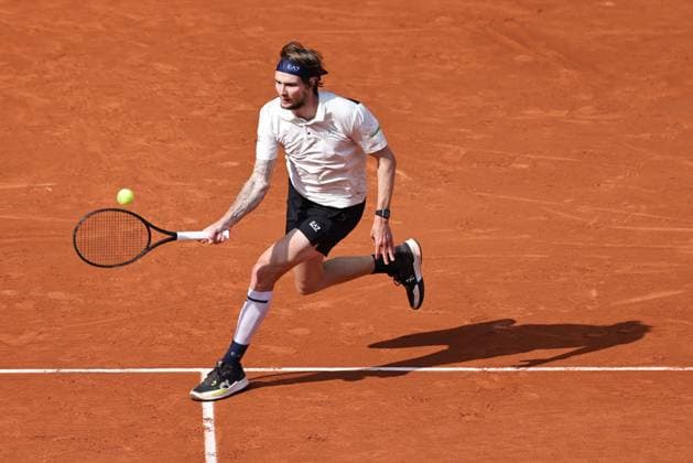 Alexander Bublik, KAZ, during quarterfinal of 2025 French Open at Roland Garros, Paris, 04 06 2025; -