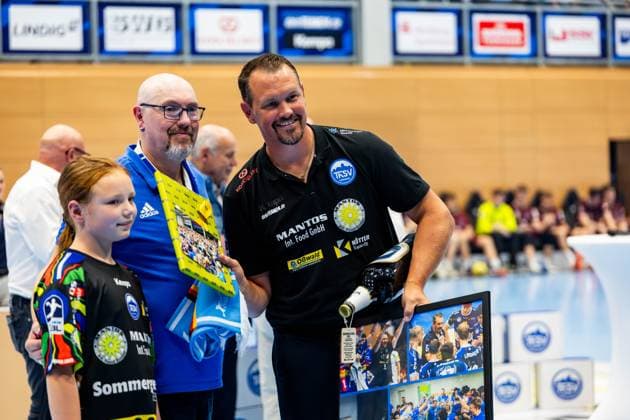 04.06.2025, GER, Handball, Maenner, Saison 24 25, 1.Daikin Handball Bundesliga, 33.Spieltag, ThSV Eisenach - 1.VfL Potsdam Misha Kaufmann (ThSV Eisenach,Trainer) 99817 Eisenach Werner-Assmann-Halle Am Sportp Thueringen Deutschland